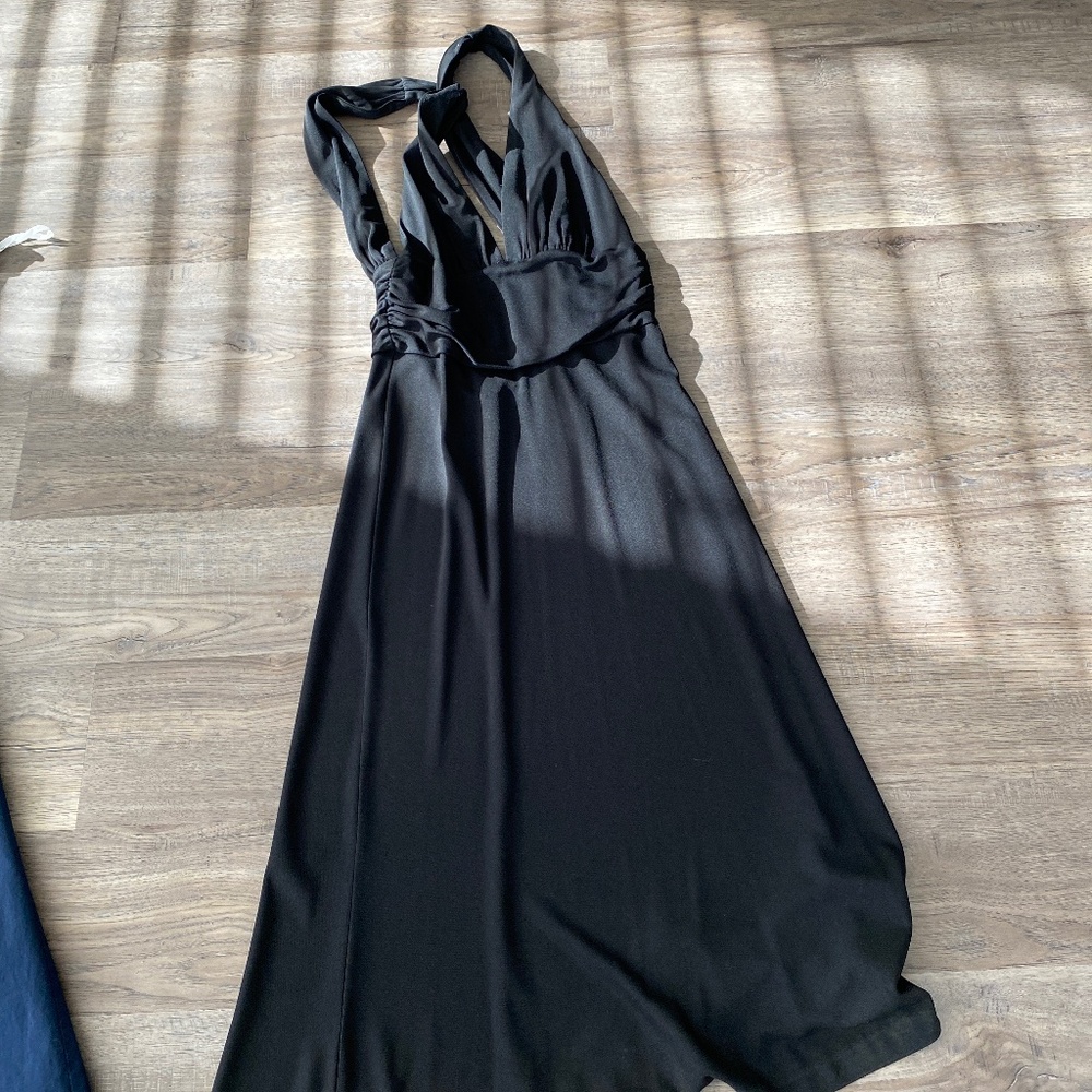 Black cocktail dress